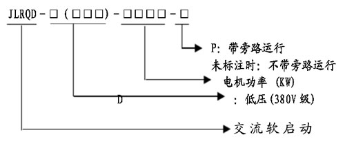 JLRQD軟啟動器選型說明 JLRQD軟啟動器選型說明